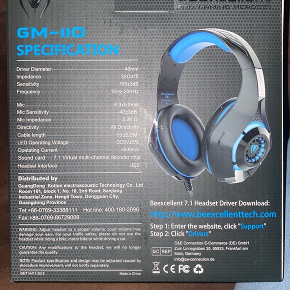 Beexcellent GM-110 Gaming Headphone - Picture 2 of 2